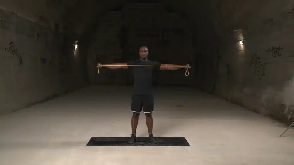 Shoulder-Pull-Apart-With-Band-0-17-screenshot black man holding resistance band