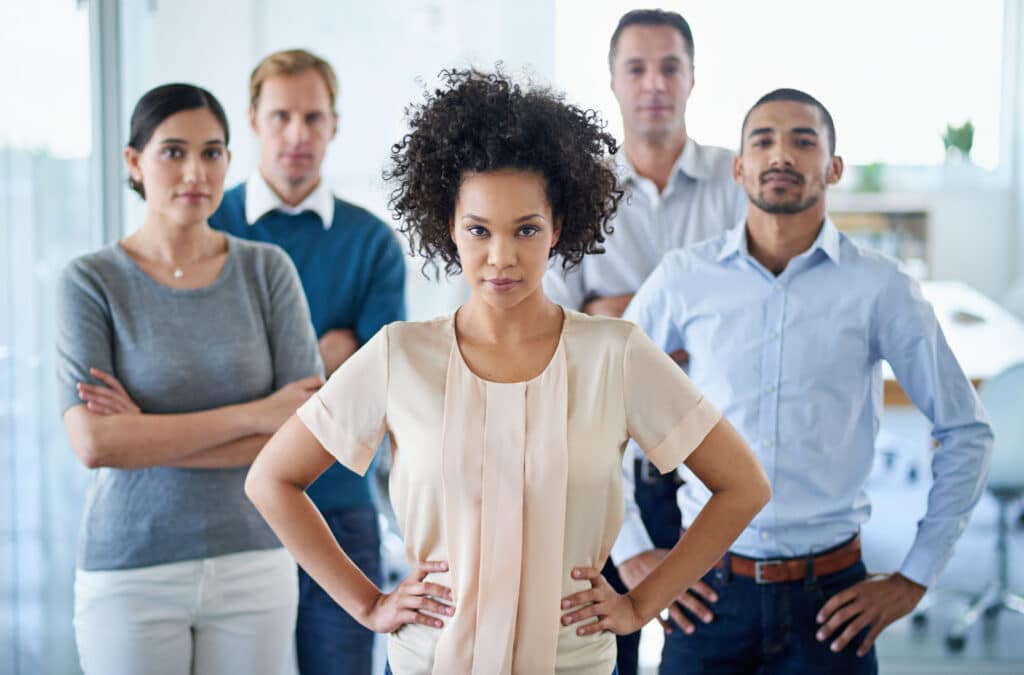 poised-for-productivity-portrait-of-a-group-of-di-2023-11-27-05-33-47-utc