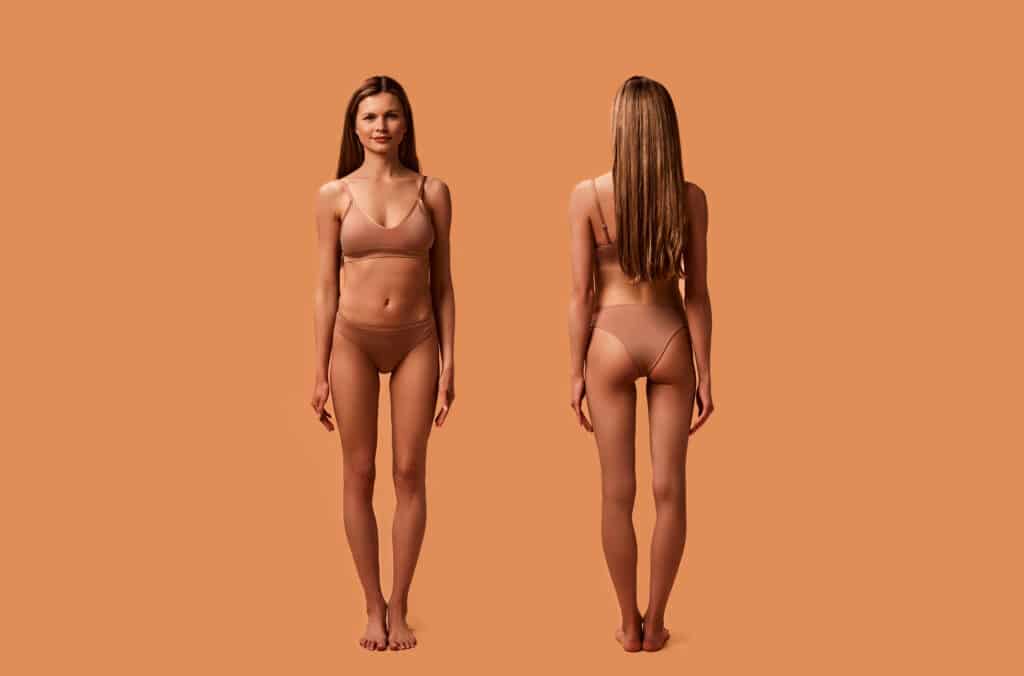 Multiethnic women on beige background Multiethnic women on beige background