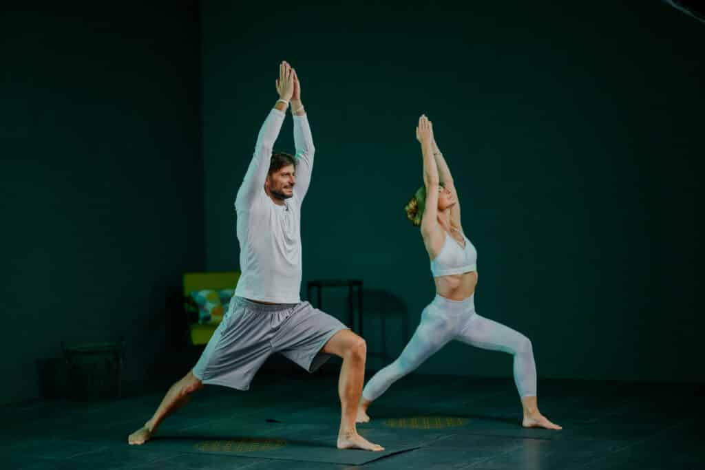 Warrior 1 pose