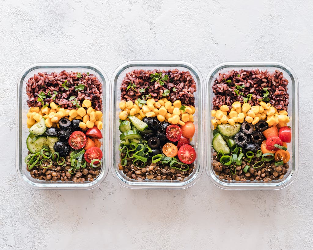 Photo by Ella Olsson Flat Lay Photography of Three Tray of Foods