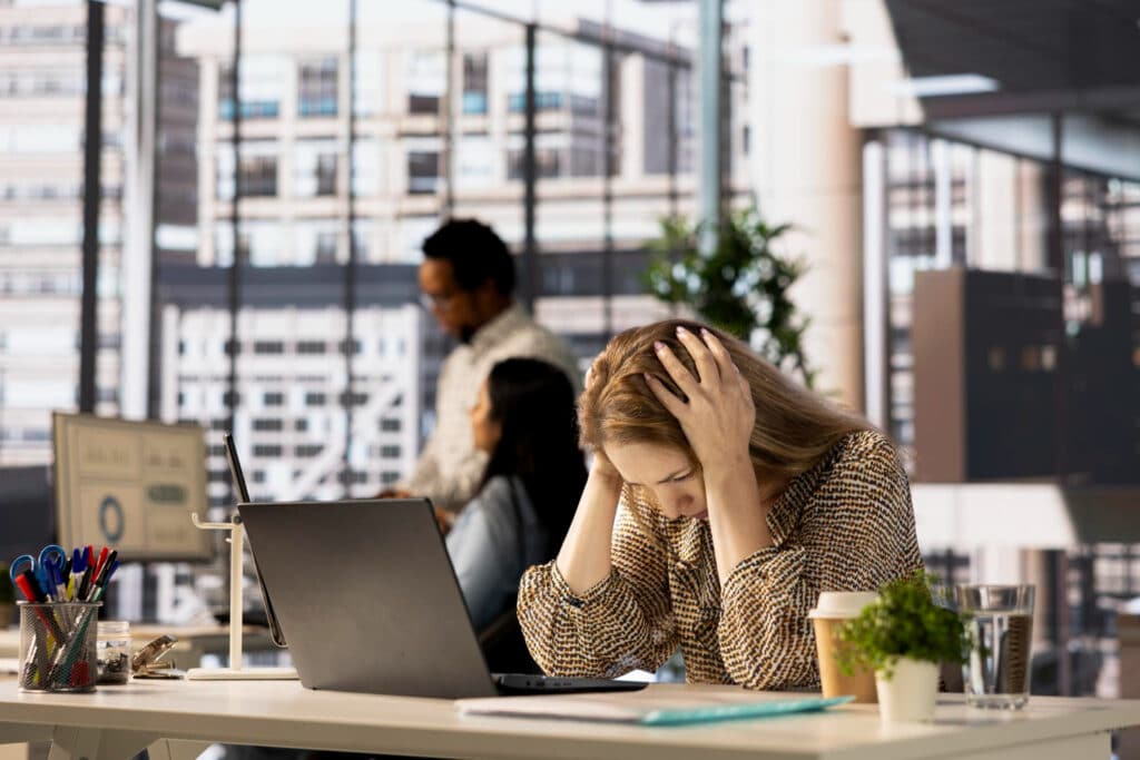 Employee under pressure - reasons for high cortisol.