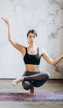 Woman Practicing Yoga