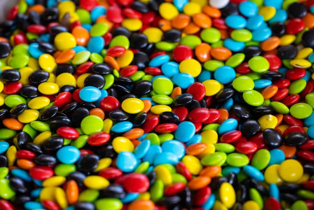 Snack Traps: How Mindless Munching Sabotages Your Diet A Close-up Shot of Colorful Candies